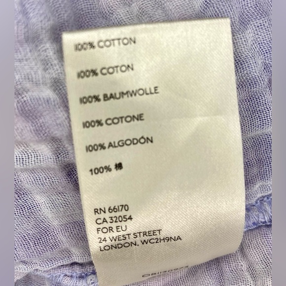 Anthropologie Pilcro Babydoll Periwinkle Blue Top. Size M - Picture 10 of 10